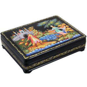 The box "Swan Princess" Konovalov, Palekh